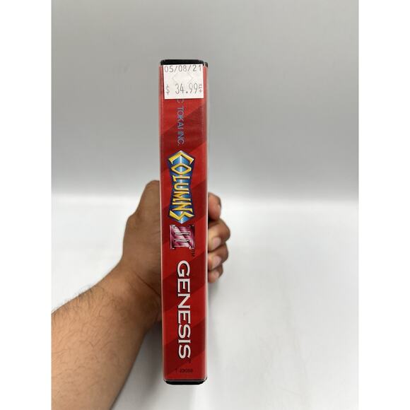 Sega Genesis Columns III 3 Revenge of Columns Complete w/Cartridge, Box & Manual - Picture 3 of 10